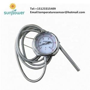 Manomètre numérique à double aiguille, jauge de pression, d'<span class=keywords><strong>huile</strong></span>, thermomètre de température, manomètre - Product Image 3