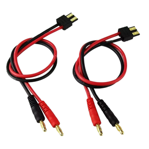 TRX Male Female To 4.0MM Banana Plug 14AWG <b>Charging</b> <b>Cable</b> Adapter Wire For B6AC RC Charger Plant Protection Drone - Product Image 1