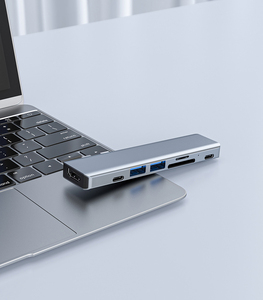 7 En 1 Tipo C Hub multifunción Thunderbolt 3 Dock para <span class=keywords><strong>MacBook</strong></span> <span class=keywords><strong>Pro</strong></span> <span class=keywords><strong>2023</strong></span> con adaptador de datos HDTV - Product Image 4