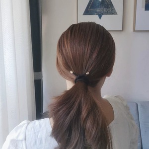 Chouchous à cheveux noués à haute élasticité - Design en <span class=keywords><strong>spirale</strong></span> noir café, attaches pour cheveux sans dommage pour le coiffage quotidien en queue de cheval - Product Image 5