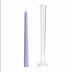 Stampo in acrilico PC per candele natalizie aromatiche fai da te, ecologico, atossico, per candele a pilastro, a testa semicircolare, a bacchetta lunga da chiesa, a bacchetta sottile - Product Image 3