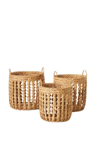 Panier de rangement tissé en jacinthe d'eau de haute qualité du Vietnam, nouvel arrivage - Product Image 5