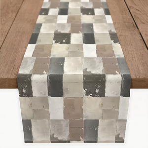 Polyester Printed <b>Table</b> Runner Heavy Duty Reusable Decor for Catering Teams Bridal Showers Commercial Purchasing - Product Image 1