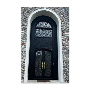 Nouveau design porte intérieure porte d'entrée en fer forgé coupure thermique - Product Image 4