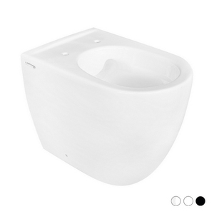 Inodoro suspendido sin borde Greta con desagüe universal, negro mate, 57 cm de largo, 44 cm de ancho, 44 cm de alto - Product Image 2