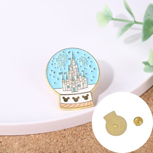 <span class=keywords><strong>Broche</strong></span> Géante en Alliage <span class=keywords><strong>de</strong></span> Zinc avec Pierre Naturelle et Boule <span class=keywords><strong>de</strong></span> Cristal, Motif Château <span class=keywords><strong>de</strong></span> Rêve <span class=keywords><strong>de</strong></span> Dessin Animé Européen-Américain, Accessoire <span class=keywords><strong>de</strong></span> Vêtement Mignon - Product Image 2