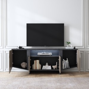 Maxine ชุดขาตั้งทีวีเฟอร์นิเจอร์ห้องนั่งเล่นคอนโซลทีวีพร้อมลิ้นชัก - Product Image 6