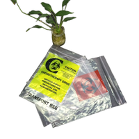Sac de transport pour déchets de chimiothérapie à risque biologique pour hôpitaux, recyclable, en LDPE, avec fermeture éclair, petite taille, pochette d'emballage médical