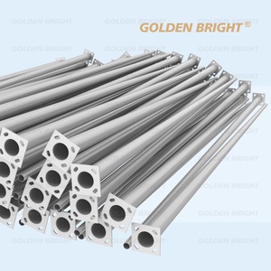 골든 브라이트 GB-가로등 기둥 6m 8m 10m 12m (베이스 플레이트 및 기초 설계 포함) - Product Image 1