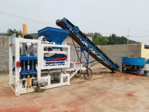Ligne de production automatique de briques creuses en ciment pour la fabrication de demi-blocs <span class=keywords><strong>d</strong></span>'<span class=keywords><strong>angle</strong></span> en béton - Product Image 4