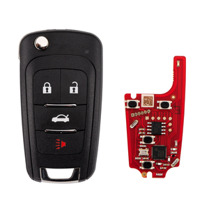 XHORSE XKBU21EN Clé télécommande filaire de 2e génération pour Buick, 4 boutons, <span class=keywords><strong>anglais</strong></span>, 5 pièces/lot - Product Image 1