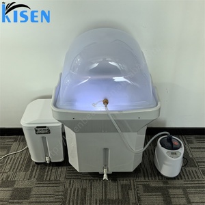 Bac à shampoing portable moderne KISEN, réservoir d'eau de 60 L, mobilier de salon en acrylique, accessoires pour lit de spa capillaire, pour salon de coiffure - Product Image 6