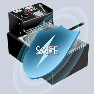 Thương mại 6L Nồi chiên sâu cho nhà và cửa hàng thực phẩm Đen máy tốt nhất với các tính năng tự động nguồn điện - Product Image 6