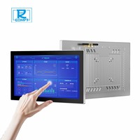 PC industriel Android 10,1''-15,6'' avec écran tactile capacitif, processeur RK3288, tout-en-un, étanche, sans ventilateur, HMI/visibilité en plein soleil pour usine