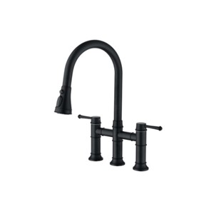<span class=keywords><strong>Rubinetto</strong></span> da Cucina Moderno a <span class=keywords><strong>Doppio</strong></span> Comando con Doccetta Estraibile, in Acciaio Inox 304, con Valvola in Ceramica, Miscelatore Acqua Calda e Fredda per Hotel - Product Image 6