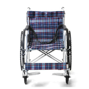 Fauteuil roulant manuel pliable léger Conway en acier pour personnes âgées et handicapées - Product Image 4
