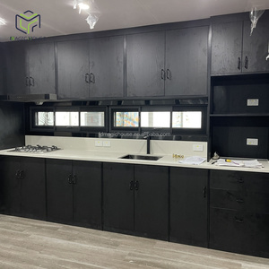 Maison préfabriquée de luxe <span class=keywords><strong>en</strong></span> acier de 40 pieds, structure rustique, écologique, certifiée ISO9001, extensible, type cabane, conteneur pliable - Product Image 3