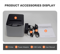 Grosir harga terbaik 80mm POS portabel pencetak termal dengan pemotong otomatis Port USB LAN Cetak kertas berwarna Impresora