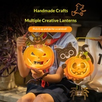 Kit DIY Lanterne Citrouille Nouvelle Arrivée Matériel de Bricolage pour Enfants Pack Décoration Projecteur Fête d'Halloween Livraison Rapide