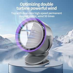 USB Treo Tường Tốc Độ 100 Turbo Fan Tốc Độ Cao Kỹ Thuật Số Màn Hình Máy Tính Để Bàn Điện 4000MAh Cảm Ứng Cảm Giác Với Không Cánh Thiết Kế - Product Image 5