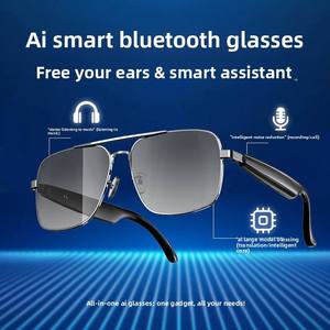 <span class=keywords><strong>แว่น</strong></span>ตาอัจฉริยะ AI รุ่นใหม่สุดหรู พร้อมระบบตรวจสอบสุขภาพสำหรับการเล่นกีฬา <span class=keywords><strong>แว่น</strong></span>ตาบลูทูธ <span class=keywords><strong>แว่น</strong></span>กันแดดสำหรับทุกเพศ เหมาะสำหรับธุรกิจและการเดินทาง - Product Image 1