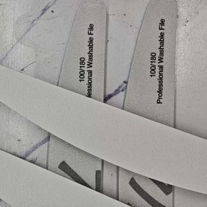 Carta vetrata a doppia faccia spugna levigatrice Nail tampone strumenti per Manicure lima per unghie 100 180 240 320 - Product Image 6