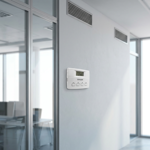 Vav कमरे थर्मोस्टेट बड़े lcd HVAC तापमान नियंत्रक कार्यालय होटल भवन के लिए Rs485 मॉडबस pid आउटपुट के साथ - Product Image 1