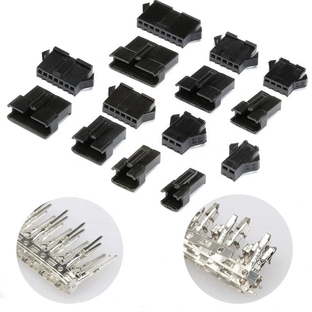 Jst Sm Connector Plug Pitch 2.54mm Female and Male Housing + Terminals Sm-2p Sm-2r Jst Sm2.54 2/3/4/5/6/7/8 Pin