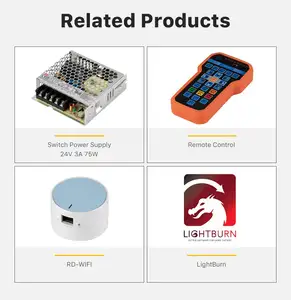 Good-Laser Ruida RDC6445S kunci kontrol Flim papan Panel utama Set penuh CO2 Laser pengendali DSP sistem untuk mesin pemotong