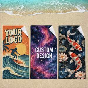 Graphic Print Custom <b>Microfiber</b> <b>Beach</b> <b>Towel</b> OEM - Product Image 1