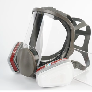 थोक पूर्ण चेहरे सिलिकॉन औद्योगिक गैस मास्क धूल और श्रमिकों के लिए सुरक्षा के साथ फॉर्मलाडेहाइड श्वसन - Product Image 2