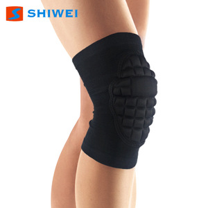 Genouillères Shiwei noires, protection antichoc pour le cyclisme, la randonnée, les sports, unisexe, taille universelle - Product Image 2