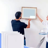 Bandes adhésives pour accrocher les tableaux, résistantes, sans dommages, sans clous, sans outils, amovibles pour les cadres photo, les œuvres d'art murales