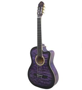 Guitarra Clásica de 39 Pulgadas, Abeto, Acústica, para Adultos, Grado Profesional, con Corte - Product Image 2
