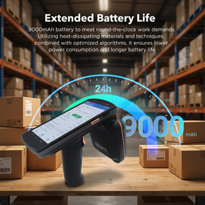 เครื่องอ่านบาร์โค้ดแบบมือถือ UHF ความละเอียดสูง 5.7 นิ้ว รองรับ NFC RFID 1D/2D ระยะไกล ใช้ชิป Impinj E710 - Product Image 2