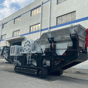 Station de concassage mobile à trois combinaisons pour la production d'agrégats avec carrière, 300 t/h, sorties <span class=keywords><strong>0</strong></span>-5-<span class=keywords><strong>20</strong></span>-40 mm - Product Image 3