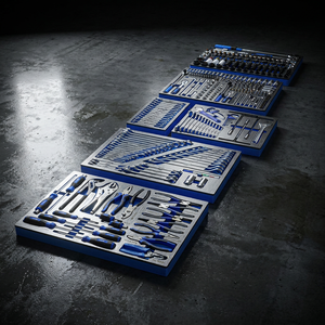 Kit d'outils de réparation multifonctionnel professionnel en acier allié robuste de 413 pièces pour l'entretien automobile et mécanique - Product Image 2