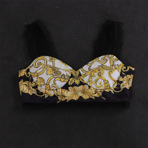 A5107 di Prezzi di Fabbrica Della Cinghia Del Merletto Del Modello di Stampa di Sport Reggiseno Pieghettato del Pannello Esterno Lungo di Modo A Due Pezzi Delle Donne del Vestito di <span class=keywords><strong>Abbigliamento</strong></span> - Product Image 5