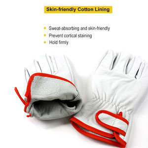 Gran oferta, venta al por mayor, guante de trabajo manual, soldador de seguridad, guantes de soldadura de cuero dividido de vaca - Product Image 2