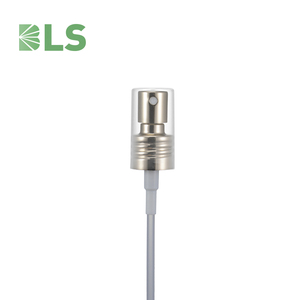 Spruzzatore a nebbia fine in alluminio anodizzato <span class=keywords><strong>argento</strong></span> e nero personalizzato 18/410-24/410 applicabile a flaconi di profumo - MOQ 10000 pezzi - Product Image 3