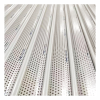 Volets roulants en aluminium perforé avec télécommande, portes d'entrée enroulables transparentes en polycarbonate de sécurité