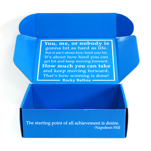 Tùy chỉnh tự-lắp ráp double side in tab khóa hộp sóng - Product Image 2