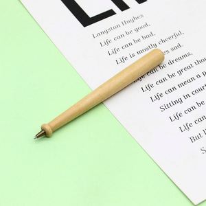 1.0MM Ballpoint <b>Pen</b> ECO Creativity Wooden <b>Pen</b> Body Baseball-shaped <b>Pen</b> Enterprise Customized LOGO Festival Gifts - Product Image 5