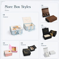 Caja de Regalo de Cartón Rígido Estilo Libro con Tapa Magnética, Doble Cajón y Logotipo en Lámina Dorada para Empaque de Cosméticos, Joyería y Papelería