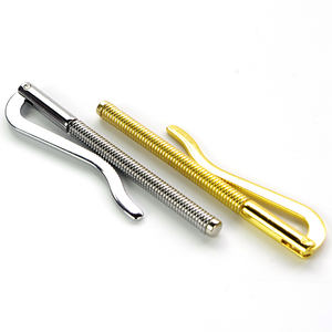 激安セール 4色展開 スリム スプリング式 バイフォールド マネークリップ メタルマネークリップ ネクタイピン スプリングマネークリップ 財布用 - Product Image 3