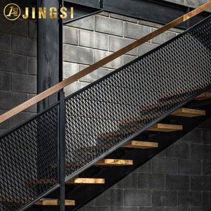 Panneaux en diamant en maille d'aluminium expansée pour garde-corps de salle de sport, écran décoratif, balustrade d'escalier - Product Image 4