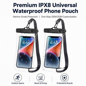 Sac Étui Téléphone Portable Imperméable Transparent Personnalisé pour Smartphone d'Usine - Product Image 1