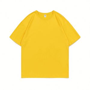 Design Custom Summer Short Sleeve T-<b>shirt</b> Pure Cotton Men's Loose Top Round Neck Solid Color T-<b>shirt</b> - Product Image 1