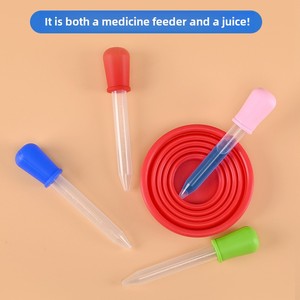 <span class=keywords><strong>Pipette</strong></span> de médecine en Silicone pour enfants de 5ml avec <span class=keywords><strong>outil</strong></span> de cuisson de gâteau de bricolage gradué sécurité détachable - Product Image 4