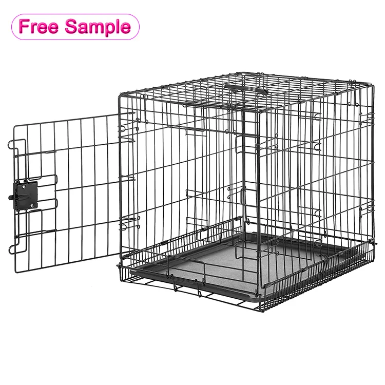 Producto para mascotas plegable portátil de viaje de Metal grande al aire libre para perros corralito perrera jaula para mascotas casas para perros